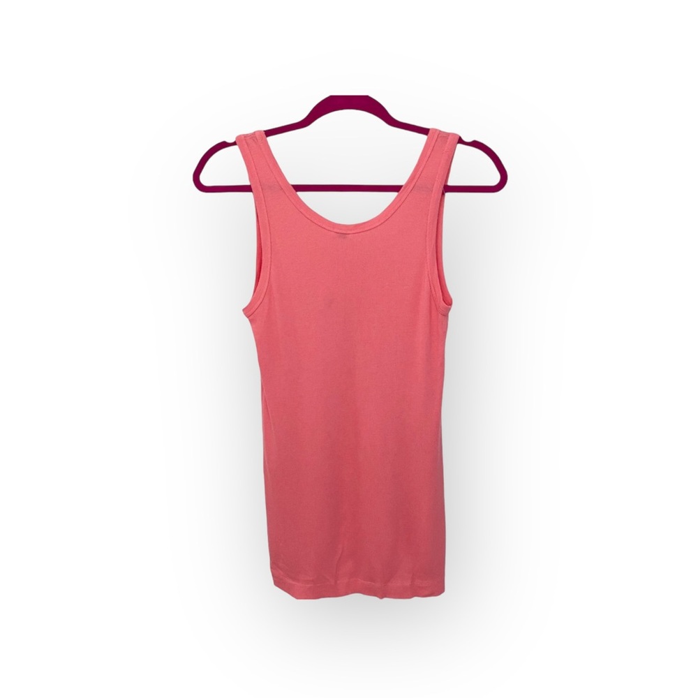new Splendid ✶ Classic Micro Modal Ribbed Rib Tank Top ✶ Coral Hot Pink ✶ Large - Picture 4 of 16